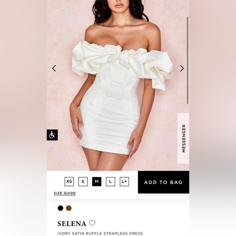 House of CB Selena Dress Ivory